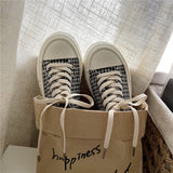 千鳥格子柄厚底スニーカー