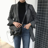 グレンチェックテーラードジャケット