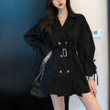 ボリュームスリーブミディトレンチコート