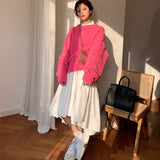 アシメティアードワンピース(ベルト付き)