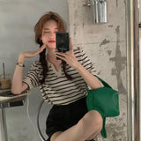 ボーダーポロシャツ