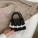 パールチェーンハンドバッグ