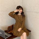 小花柄ミニワンピース