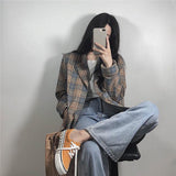 レトロチェックジャケット