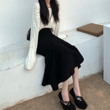 モノトーンシンプルマーメイドスカート