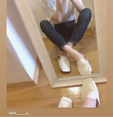 スクエアトゥローファー