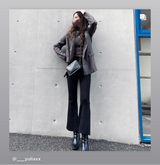 グレンチェックテーラードジャケット