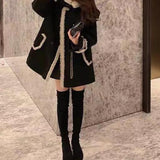 スタンドカラーモノトーンボアフライトジャケット