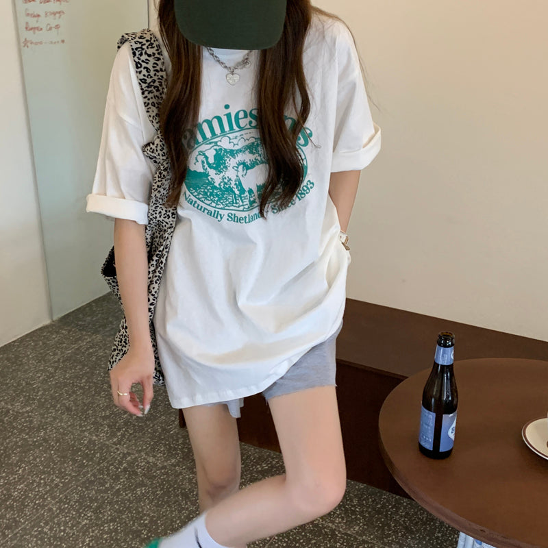 レトロオーバーTシャツ