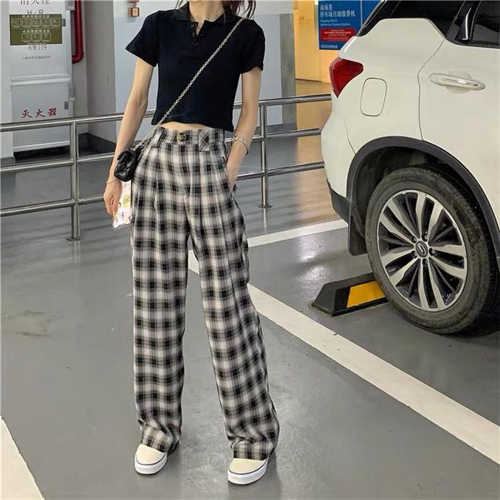 Y's モノトーンチェック柄 キュロットパンツ Y's モノトーンチェック柄 キュロットパンツ