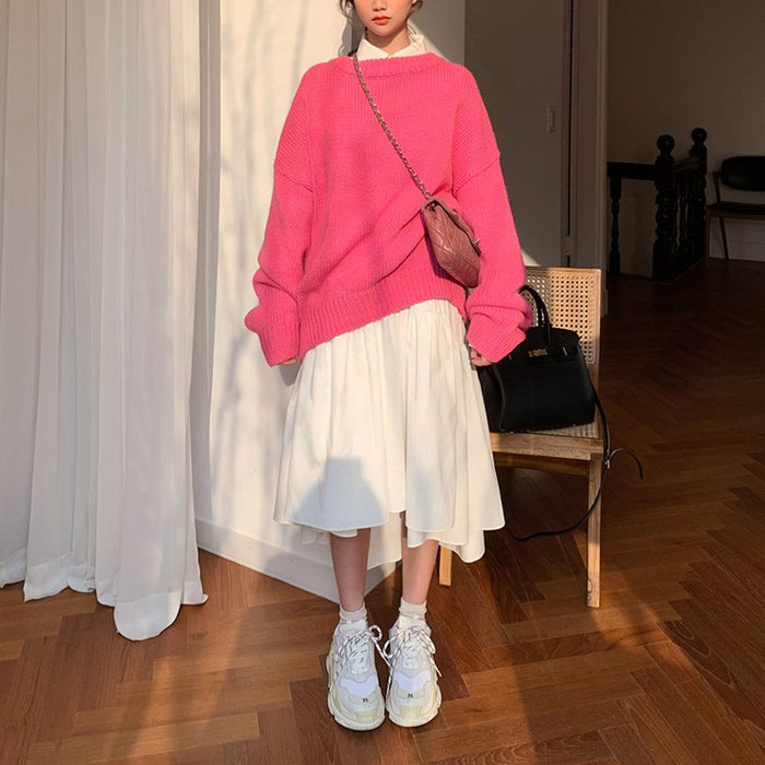 アシメティアードワンピース（ベルト付き） – ByU