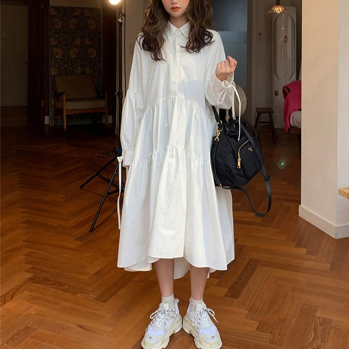 アシメティアードワンピース（ベルト付き） – ByU