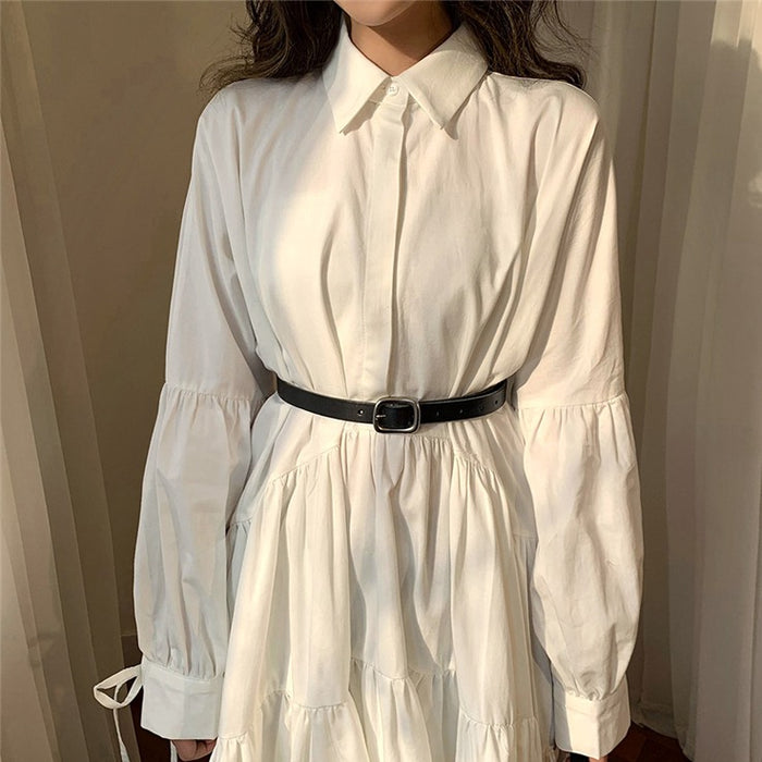 アシメティアードワンピース（ベルト付き） – ByU