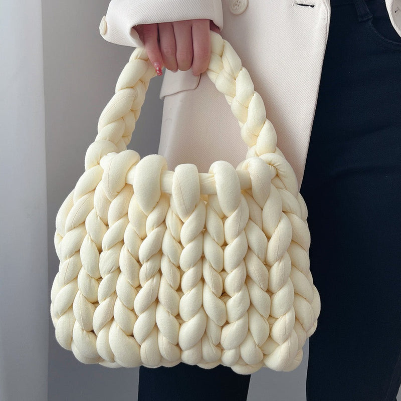 手編みバッグ - 小物
