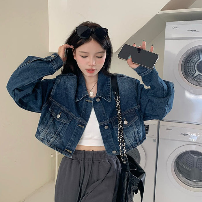 ボックスシルエットデニムジャケット – ByU