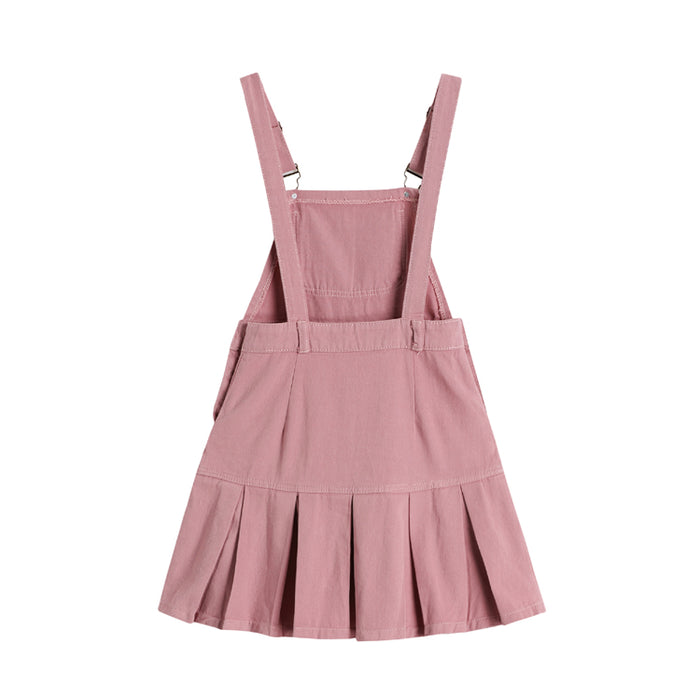 ピンクハウス　デニムオーバーオールスカート PINK HOUSE（ピンクハウス）の「デニムジャンパースカート