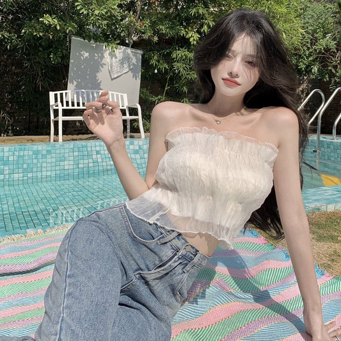 NADIA WIRE Visit for bloomer top ベアトップ NADIA WIRE Visit for bloomer top ベアトップ