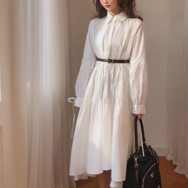 アシメティアードワンピース（ベルト付き） – ByU