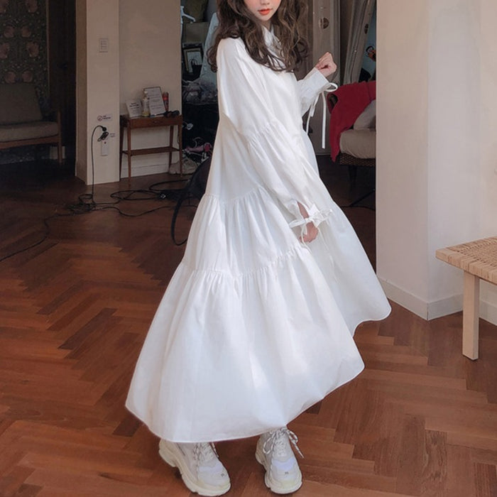 アシメティアードワンピース（ベルト付き） – ByU